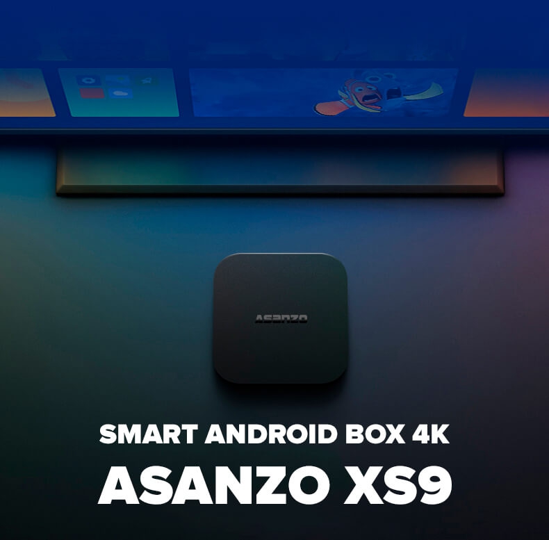 Android TV Smart Box Asanzo XS9 - Android 7.1 1
