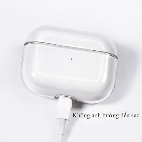 Bao Ốp Case Dành Cho Apple Airpods Pro Chất Liệu PC Trong Suốt