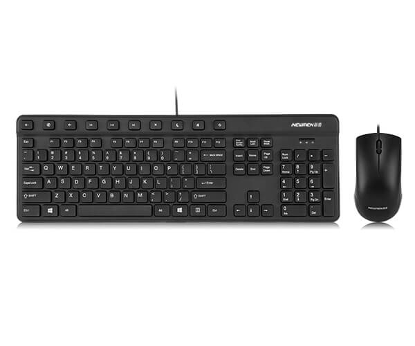 Bộ Bàn Phím Chuột Có Dây Dùng Cho Văn Phòng Và Gia Đình Newmen T190