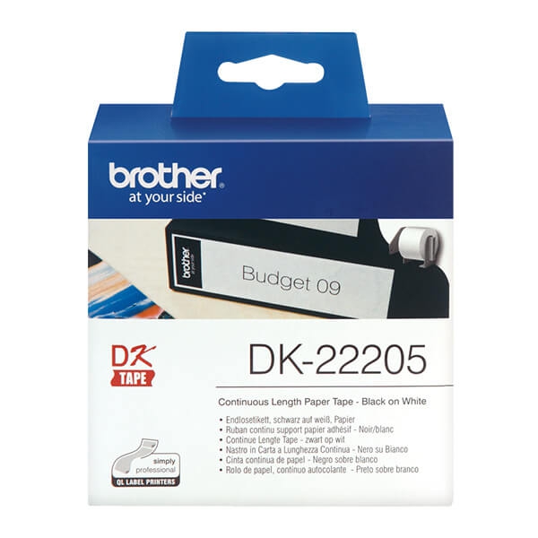 Giấy In Nhãn Liên Tục Brother DK-22205 (62mm x 30m)