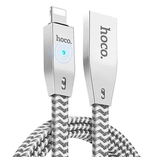 Cáp Sạc Thông Minh Lightning Hoco U11 (1.2m)