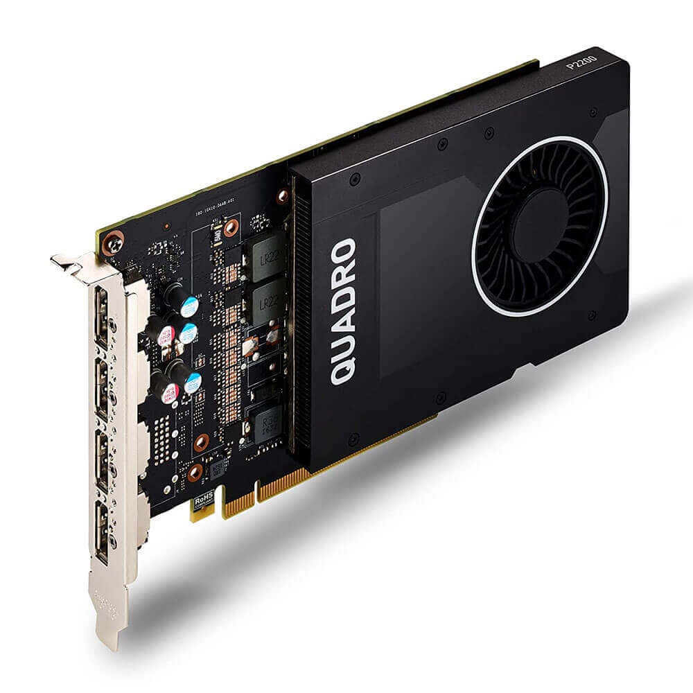 Card Màn Hình Nvidia Quadro P2200 (5GB GDDR5, 160 bit, 4 DP) (Gigabyte)