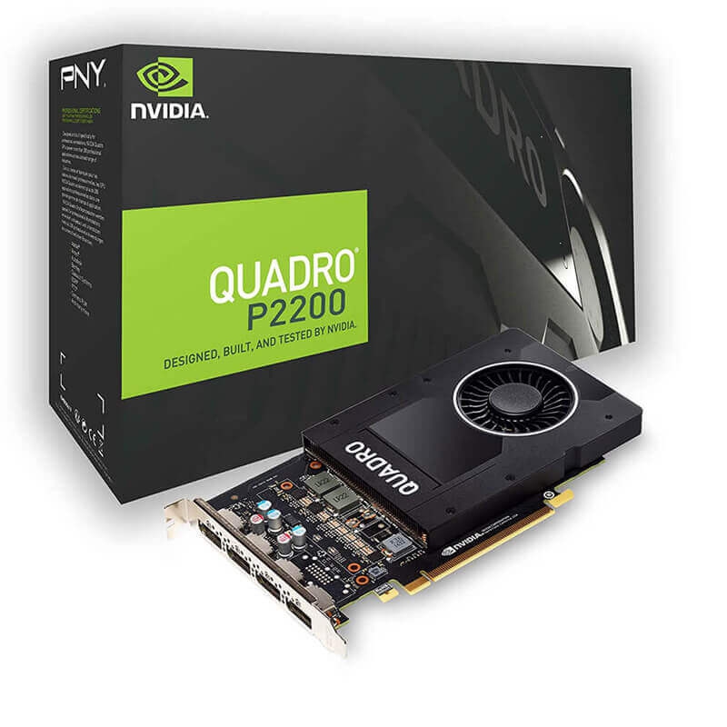 Card Màn Hình Nvidia Quadro P2200 (5GB GDDR5, 160 bit, 4 DP) (Gigabyte)