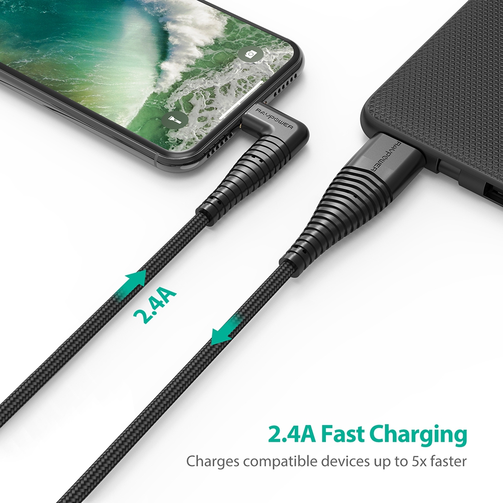 Dây Cáp Sạc Lightning Cho Iphone RAVPower 0.9m RP-CB013 1