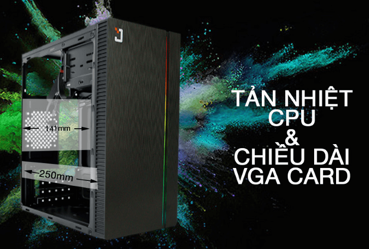 Vỏ thùng máy tính Jetek EM3 4