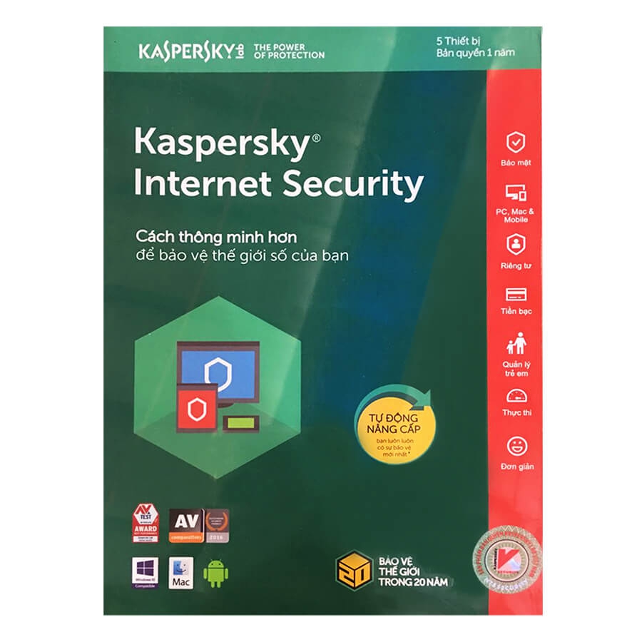 Kaspersky Internet Security Cho 5 Máy Tính - KIS5U