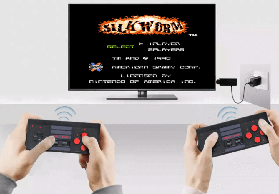 Máy Chơi Game Điện Tử Cầm Tay 4 Nút Tích Hợp 620 Trò Chơi 8 bit Đầu Ra HDMI EMX-041 4