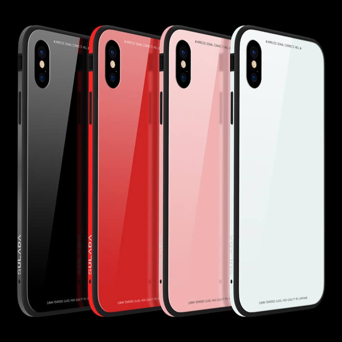 Ốp Lưng Mặt Kính Sulada Cho iPhone XS Max 1