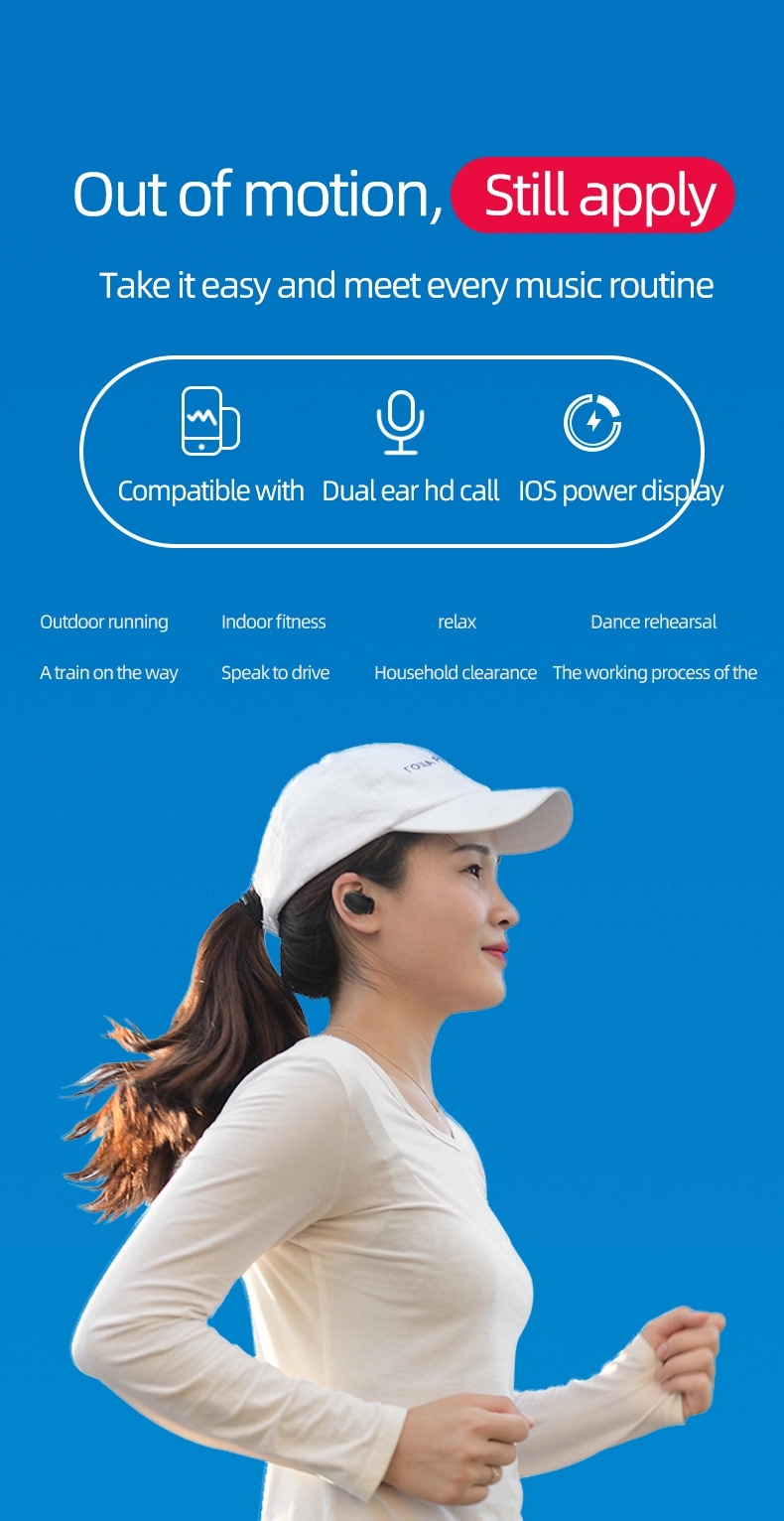 Tai Nghe Bluetooth 5.0 CAPARIES V5 A6S 8
