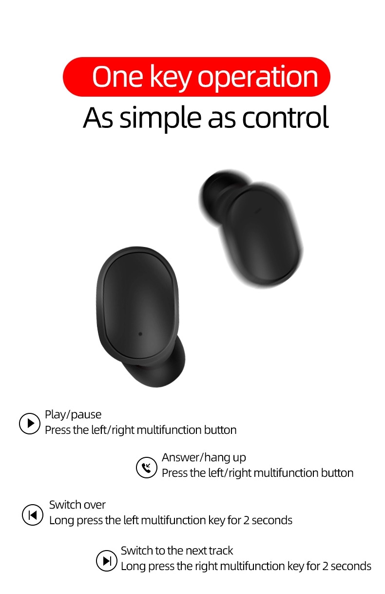 Tai Nghe Bluetooth 5.0 CAPARIES V5 A6S 9