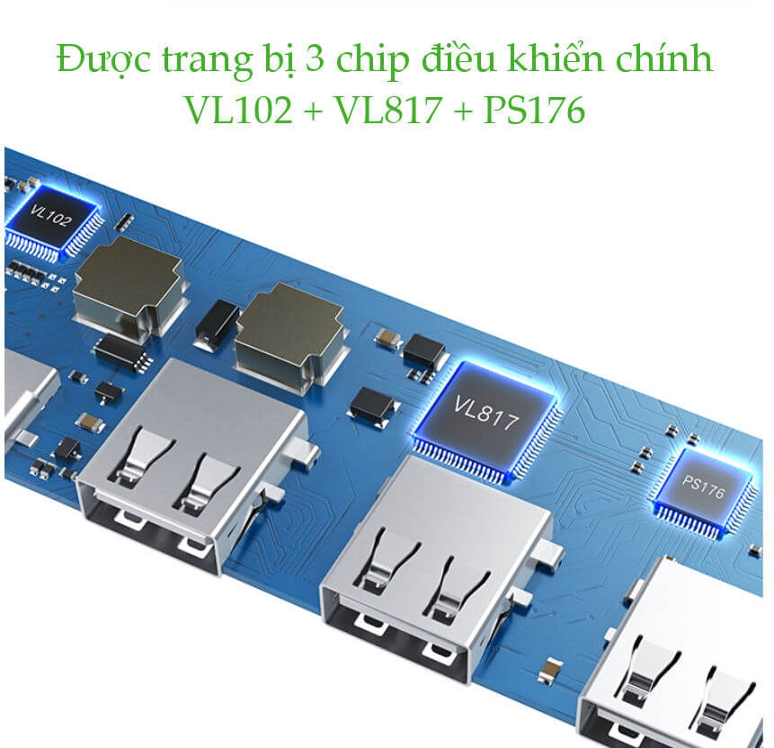 Thiết Bị Mở Rộng USB type-C Sang HDMI Hub USB 3.0 Hỗ Trợ Sạc USB-C Ugreen 50209 5