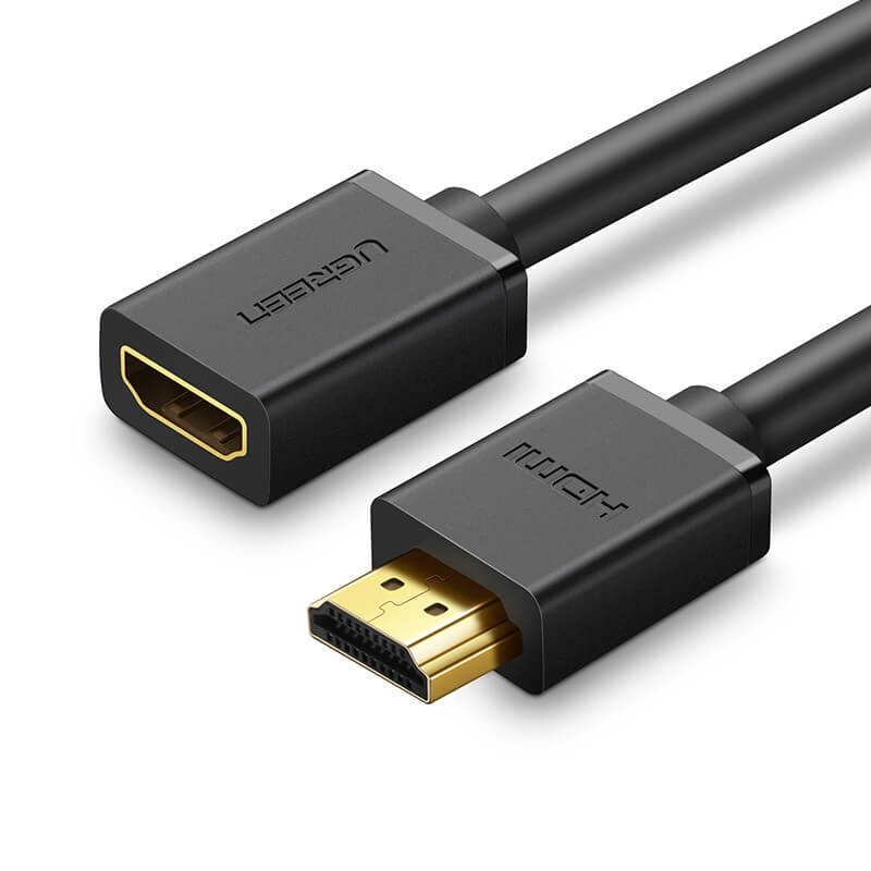 Dây Nối Dài HDMI 1.4 Thuần Đồng 19+1 Dài 0.5M Ugreen HD107 10140
