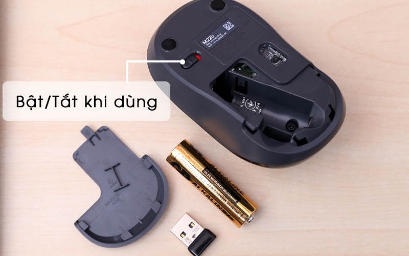 Chuột không dây Logitech Silent M220 6