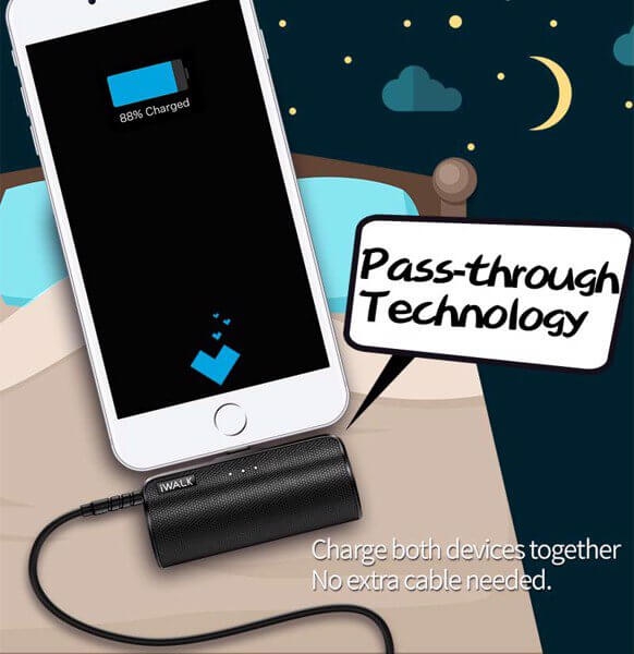 Sạc dự phòng iWalk DBL3300L 3300mAh cổng Lightning 3