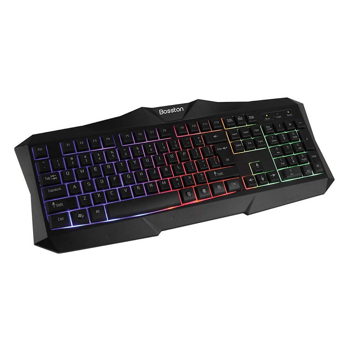 Bàn Phím Chuyên Game Led 7 Màu Bosston X19