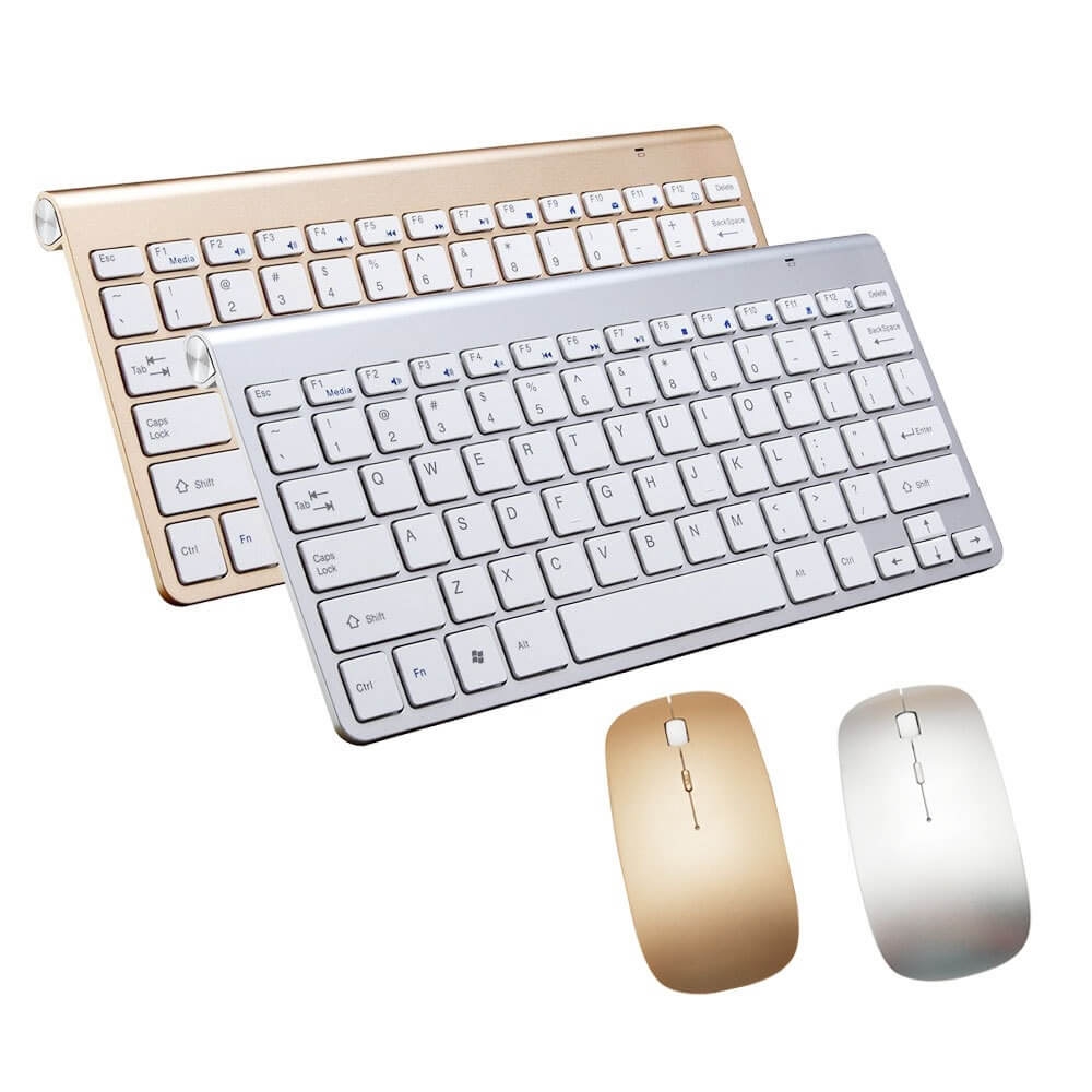 Bộ Bàn Phím Chuột Không Dây 2.4GHz Ultra-Thin D6U4