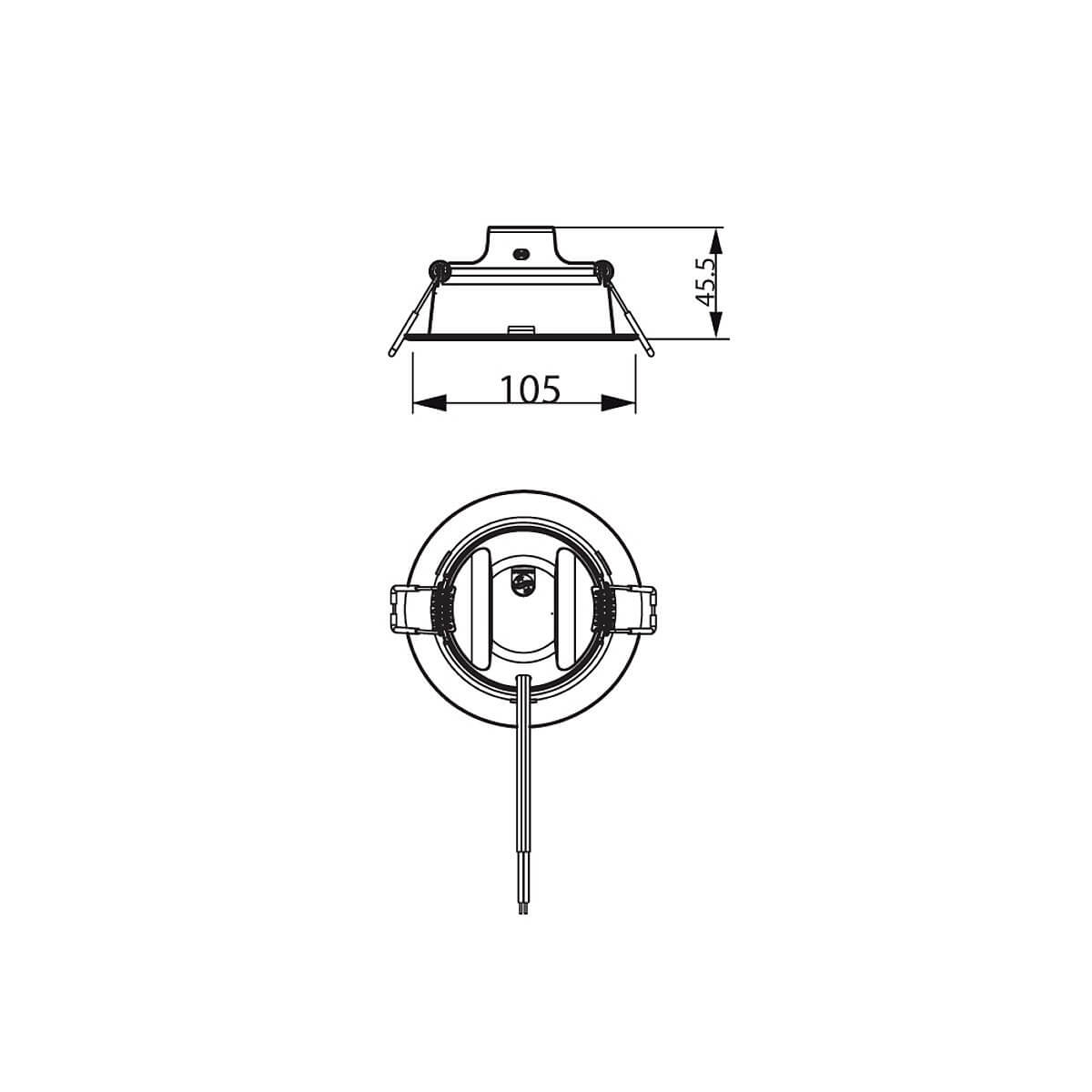 Bộ Đèn Philips LED Âm Trần Meso IO Thế Hệ Mới - 5W 1