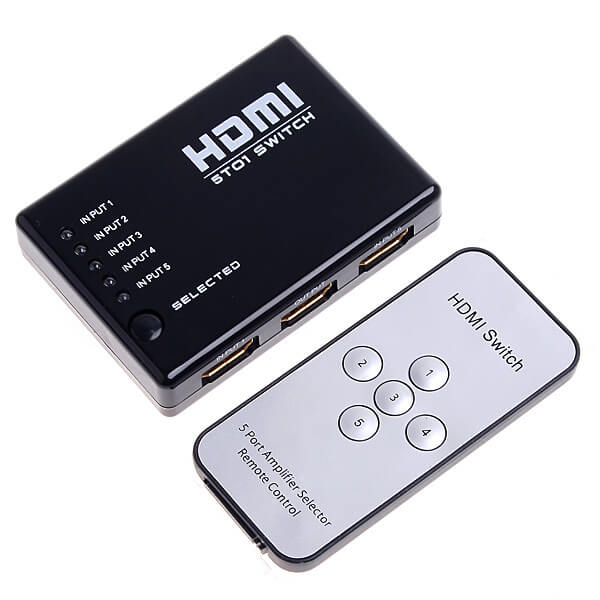 Bộ Gộp HDMI 5 Vào 1 Ra Azone