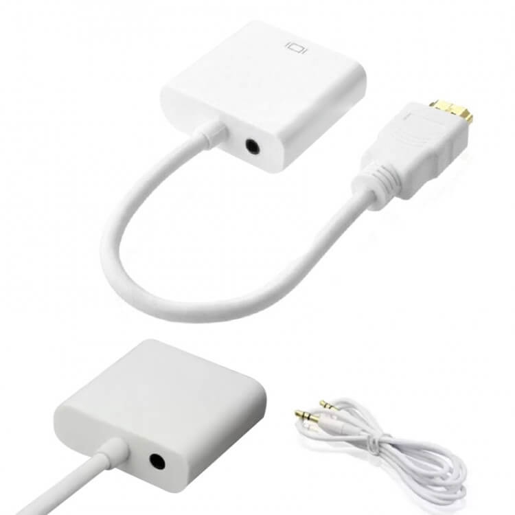 Cáp Chuyển ín hiệu HDMI To VGA + AV 2