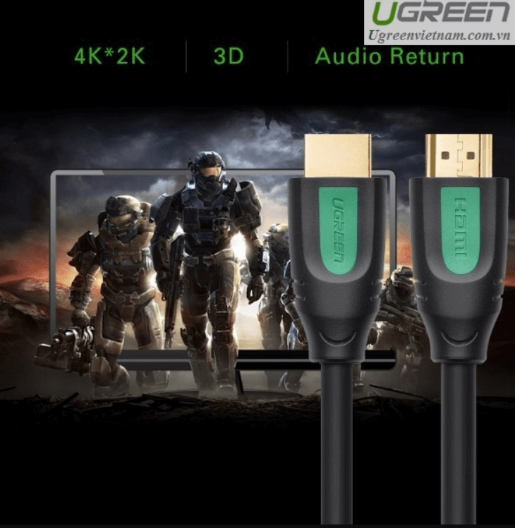Cáp HDMI 2.0 Dài 1m Ugreen 40460 1