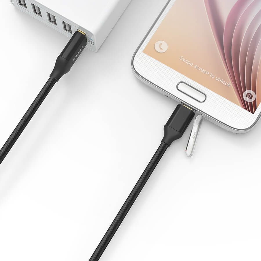Cáp Sạc Cổng Micro USB 1.8m Anker A7116
