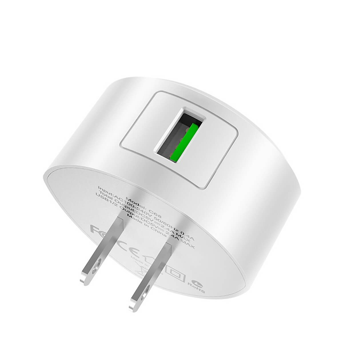 Cốc Sạc Hoco C68 Hỗ Trợ Sạc Nhanh Quick Charge 3.0