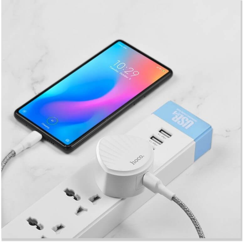 Cốc Sạc Hoco C68 Hỗ trợ Sạc Nhanh Quick Charge 3.0