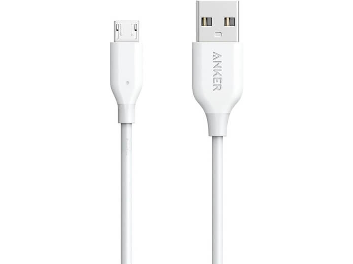 Dây Cáp Sạc Micro Usb Anker PowerLine 0.9m - A8132