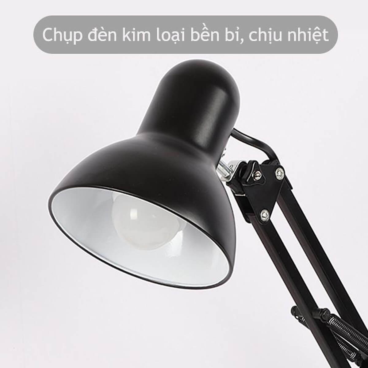 Đèn Học Kẹp Bàn Đế Tròn MT-811