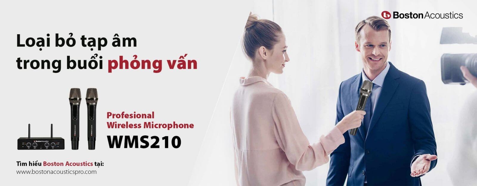 Micro Không Dây Boston Acoustics WMS210