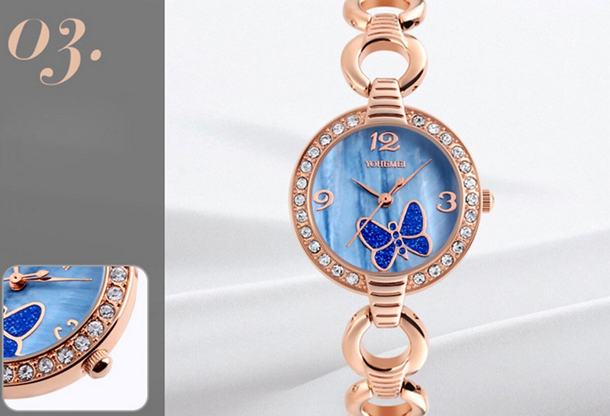 Đồng Hồ Nữ Dây Thép YOHEMEI CH388 - 2A