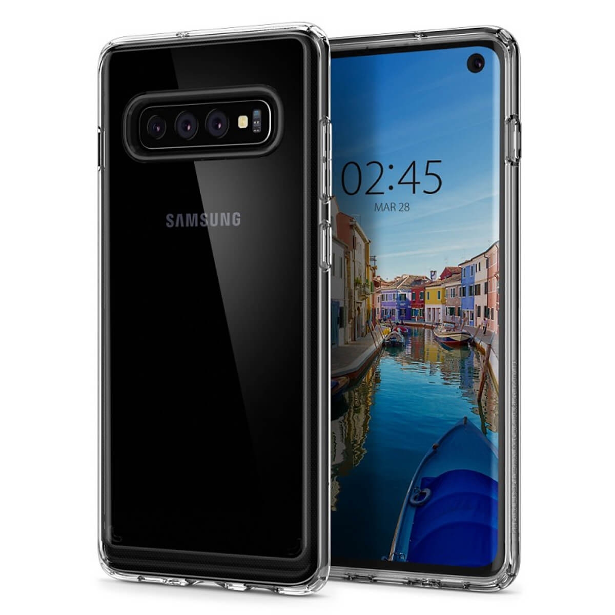 Ốp Lưng Cho Samsung Galaxy S10 SPIGEN Ultra Hybrid 1