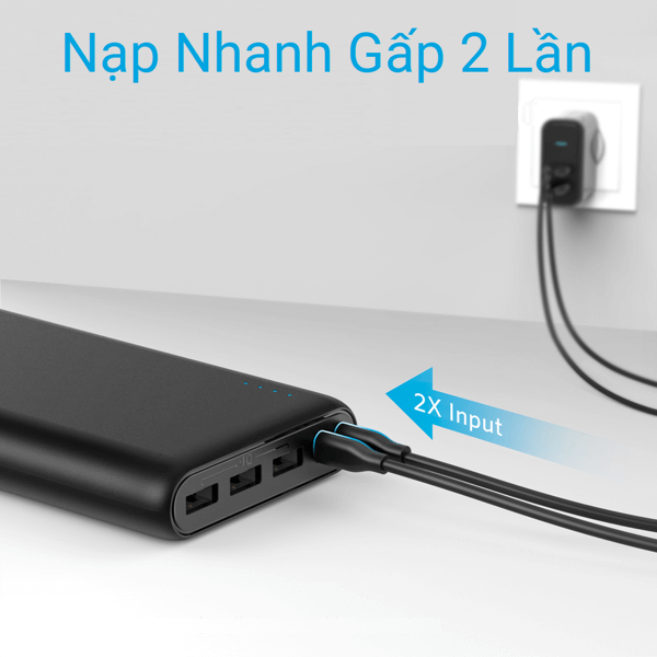 Pin Sạc Dự Phòng Anker PowerCore 26800mAh - A1277