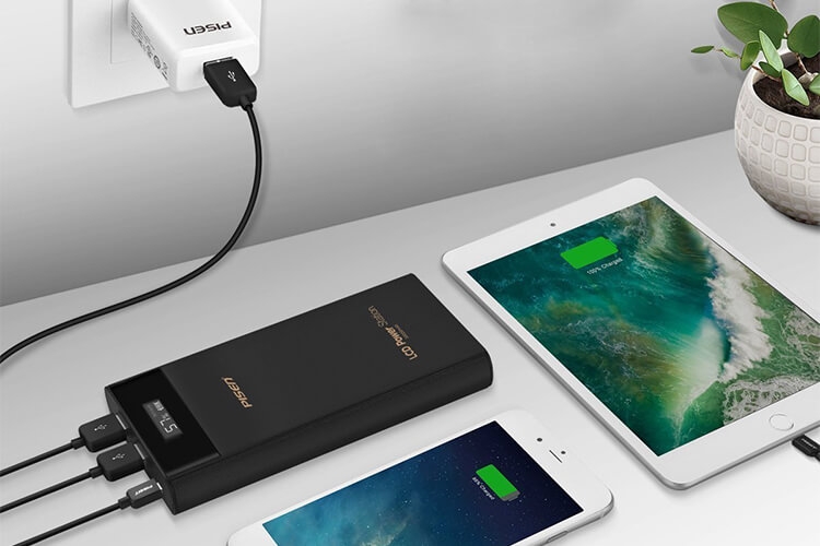 Pin Sạc Dự Phòng Pisen LCD Power Station 20000mAh Version 2 1
