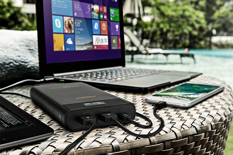 Pin Sạc Dự Phòng Pisen LCD Power Station 20000mAh Version 2 4