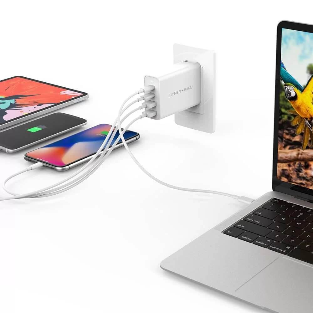 Sạc Đa Cổng HyperJuice GAN100 Charger 4 Ports 100W – HJ-GAN100