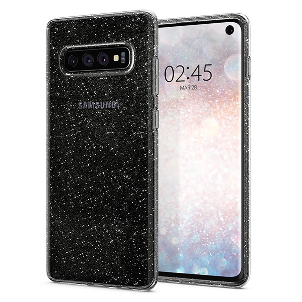 Spigen Galaxy S10 Case Liquid Crystal Glitter Crystal Quartz