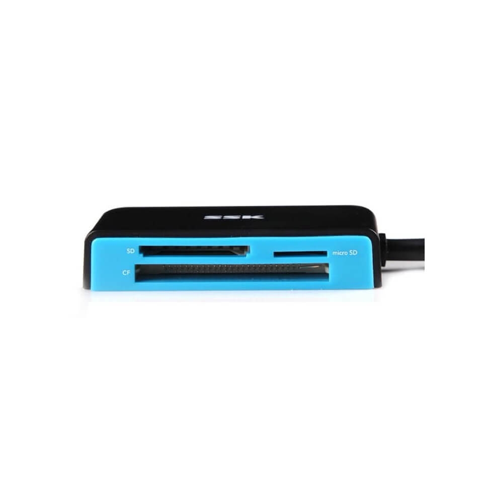 Đầu Đọc Thẻ Nhớ SSK SCRM330 Tốc Độ Cao USB3.0 Hỗ Trợ Đọc Cái Loại Thẻ TF SD CF 1
