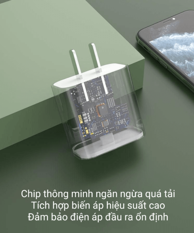 Adapter Sạc Nhanh PD 18W Cho Apple 4