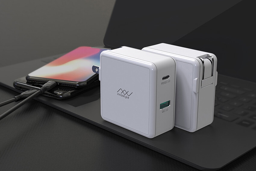 Adapter Sạc 2 Cổng 49.5W Innostyle Gomax 2