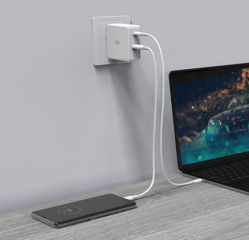 Adapter Sạc 2 Cổng 49.5W Innostyle Gomax 4