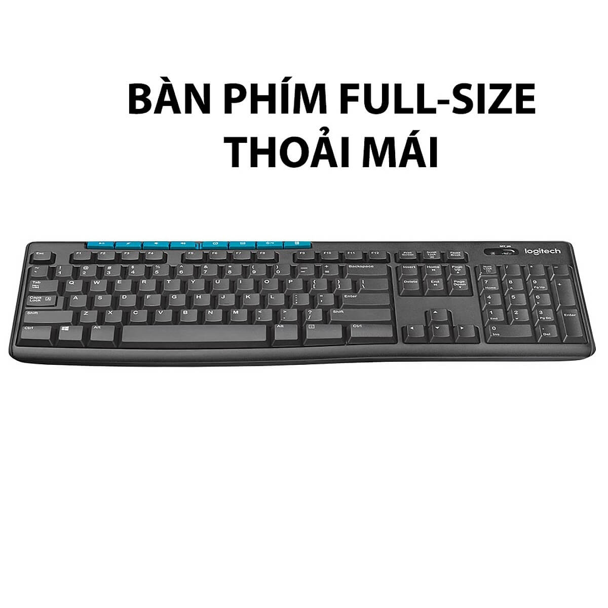 Bộ Bàn Phím Và Chuột Không Dây Logitech MK275 3