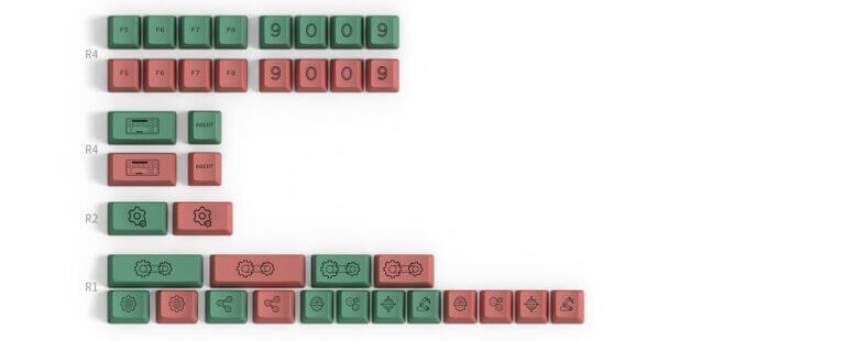 Bộ Keycap Akko 9009 PBT Sublimation 1