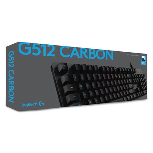 Bàn Phím Cơ Có Dây Logitech G512 RGB Gx Blue Clicky Switch Full Size