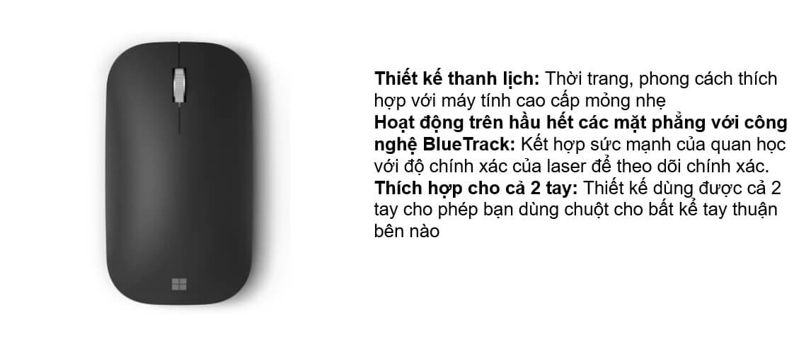 Chuột Không Dây Bluetooth Microsoft Modern Mobile 1