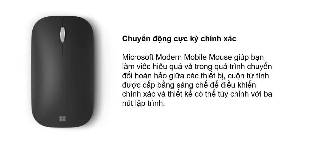 Chuột Không Dây Bluetooth Microsoft Modern Mobile 2