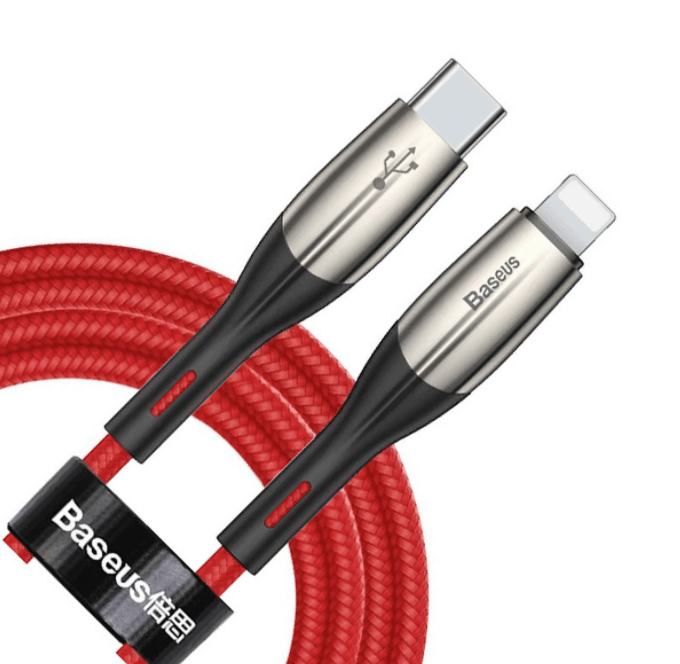 Cáp Sạc Nhanh Type-C To Lightning Baseus Horizontal Dây Dù Dài 2M
