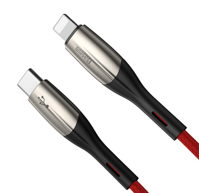 Cáp Sạc Nhanh Type-C To Lightning Baseus Horizontal Dây Dù Dài 2M