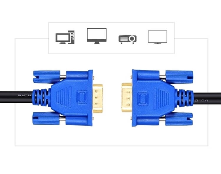 Cáp VGA Chuẩn 3 + 9 Winet (3m) 2