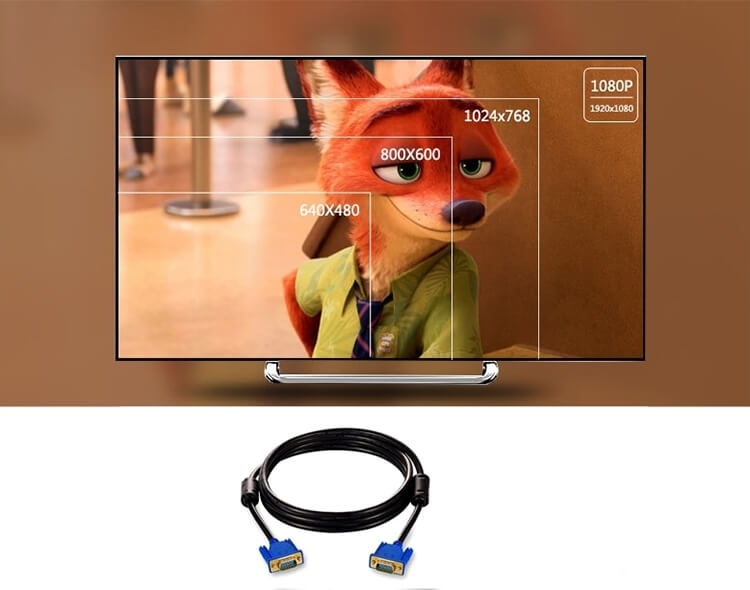 Cáp VGA Chuẩn 3 + 9 Winet (3m) 3